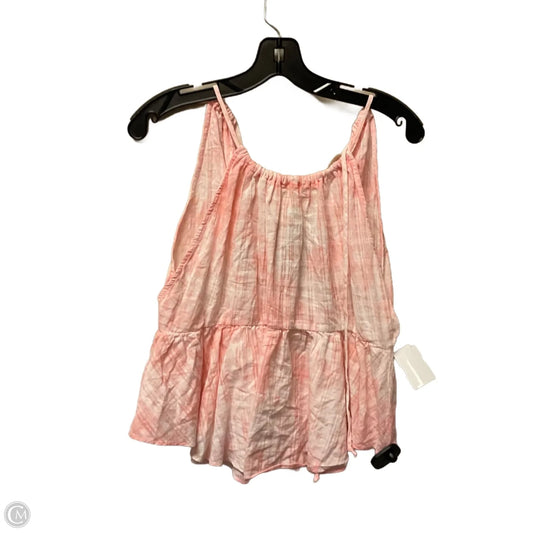 Top Sleeveless By Peach Love Cream California In Pink, Size: S