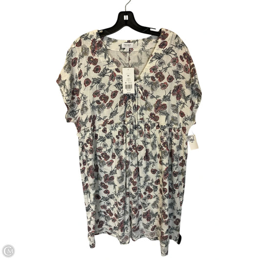 Dress Casual Short By True Craft In Floral Print, Size: Xl