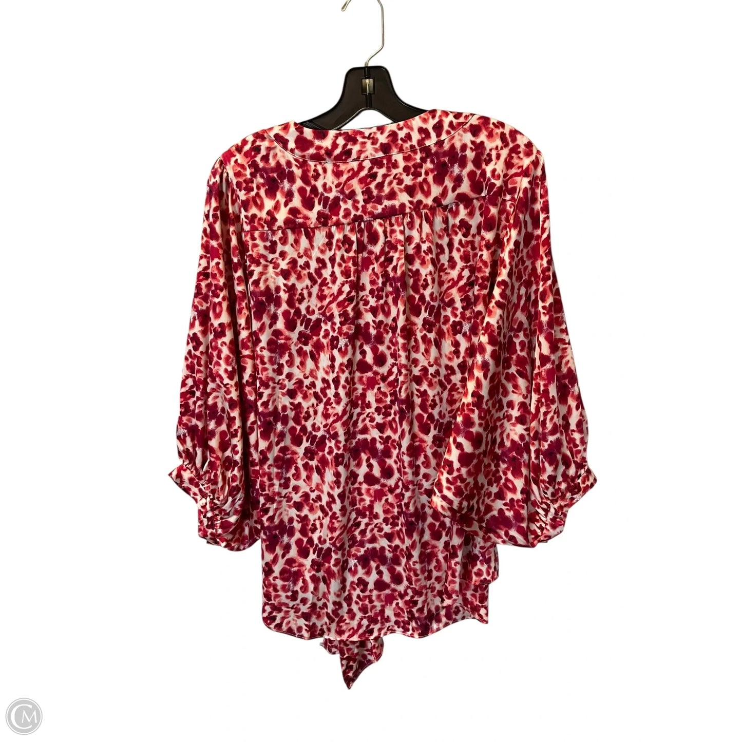Top Long Sleeve By Chicos In Animal Print, Size: M