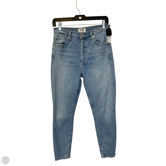 Jeans Skinny By Agolde In Blue Denim, Size: 4