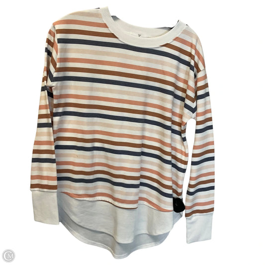 Top Long Sleeve Basic By Clothes Mentor In Striped Pattern, Size: Xs