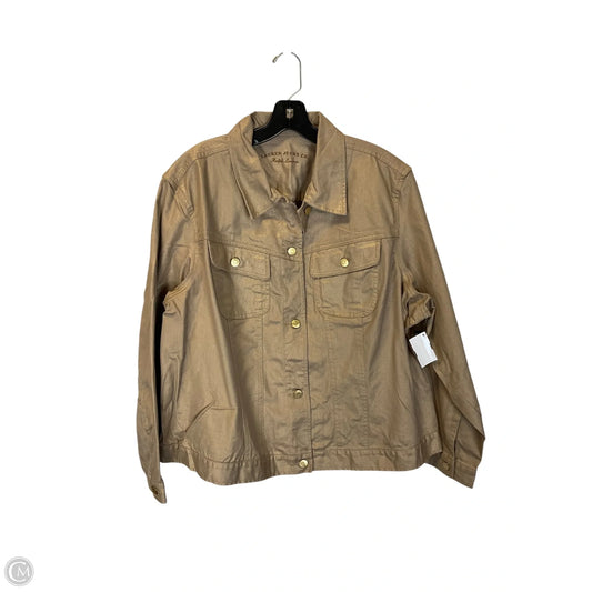 Jacket Other By Lauren By Ralph Lauren In Gold, Size: 3x