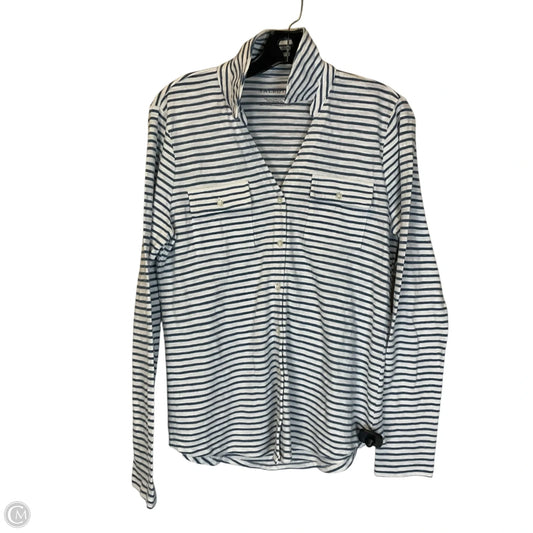 Top Long Sleeve Basic By Talbots In Striped Pattern, Size: S