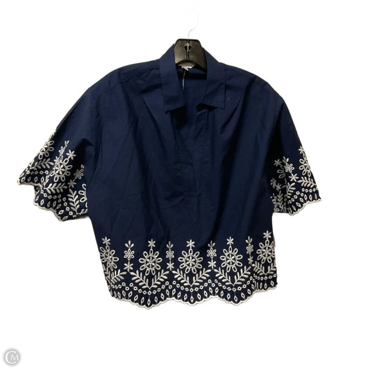 Top Short Sleeve By Crown And Ivy In Blue, Size: Xs