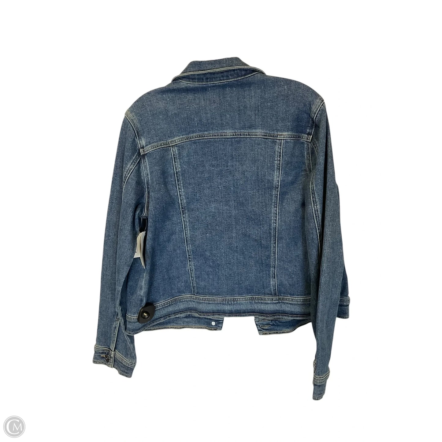Jacket Denim By Wonderly In Blue Denim, Size: L
