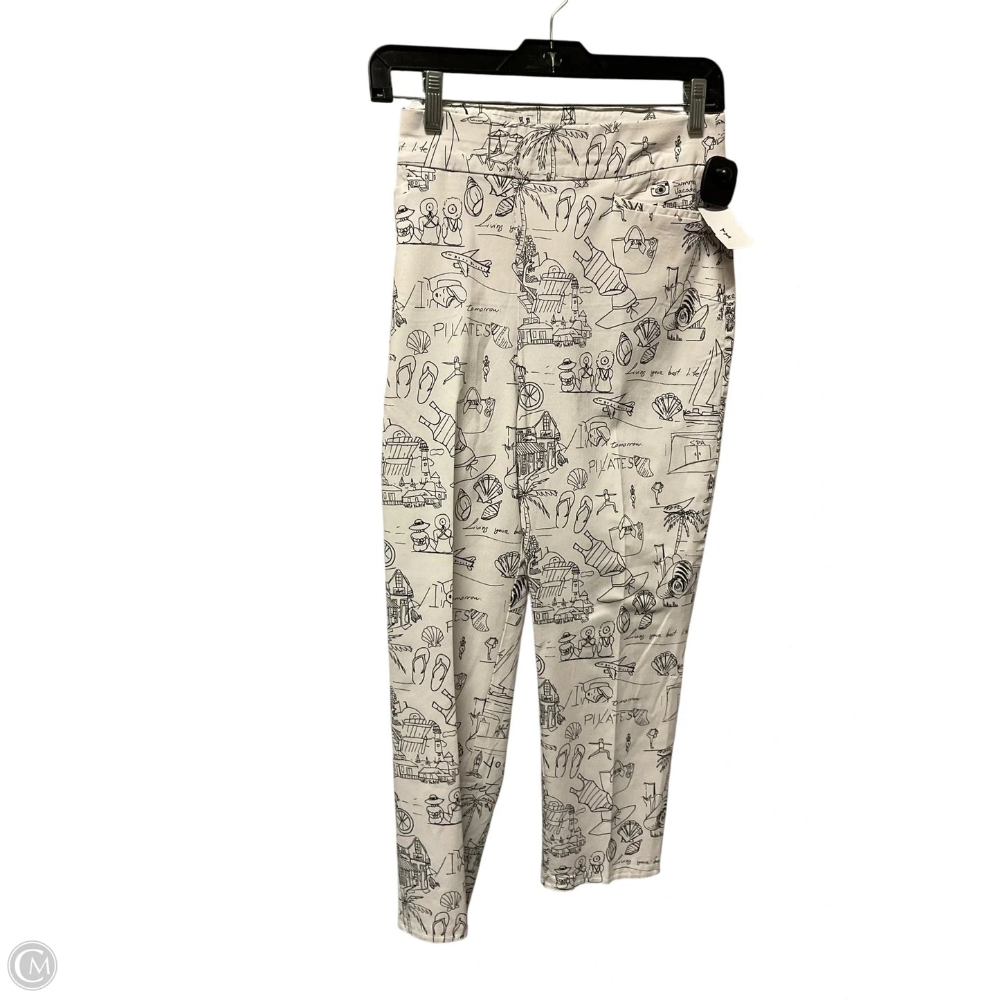 Pants Dress By Chicos In Cream, Size: 4