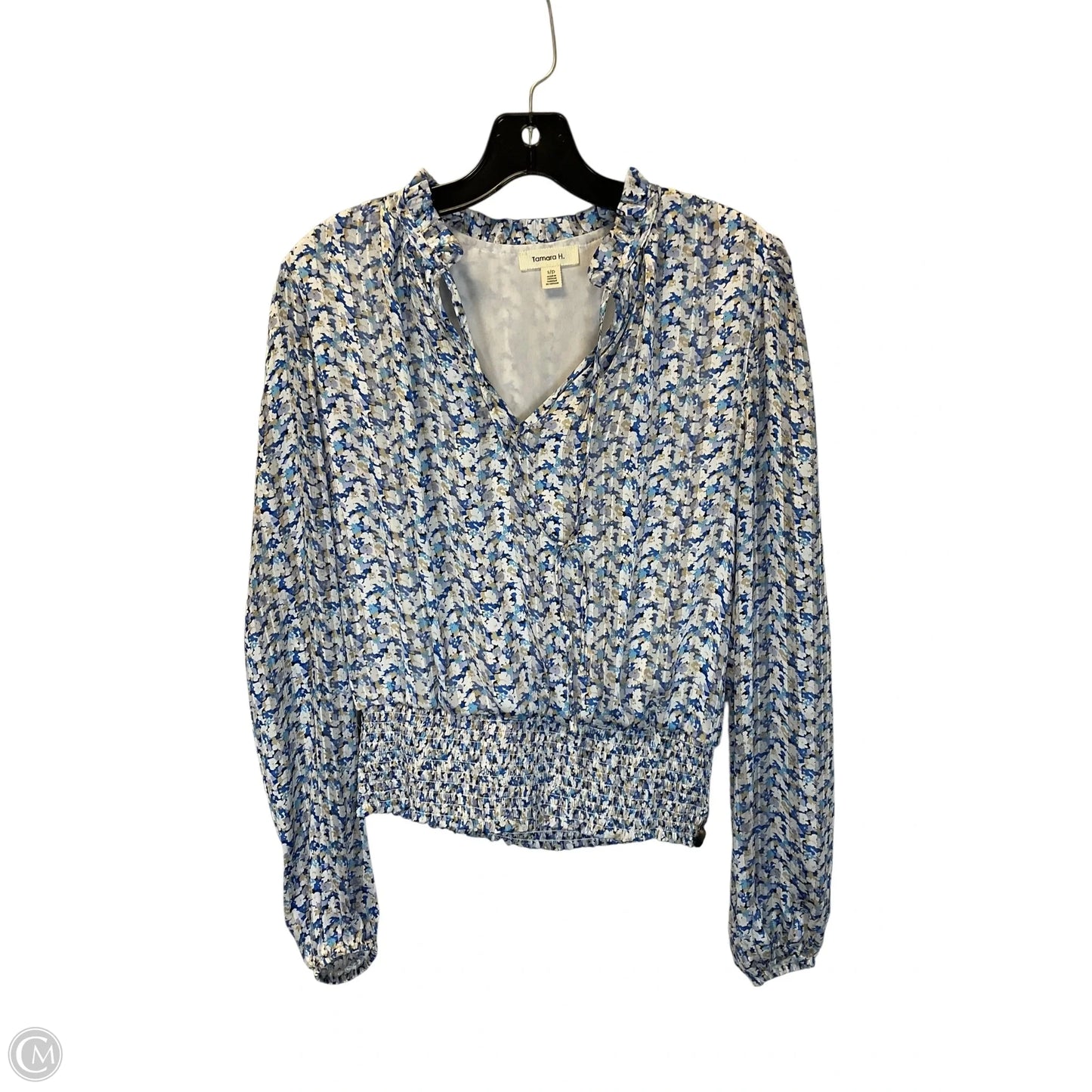 Top Long Sleeve By Tamara H In Floral Print, Size: S
