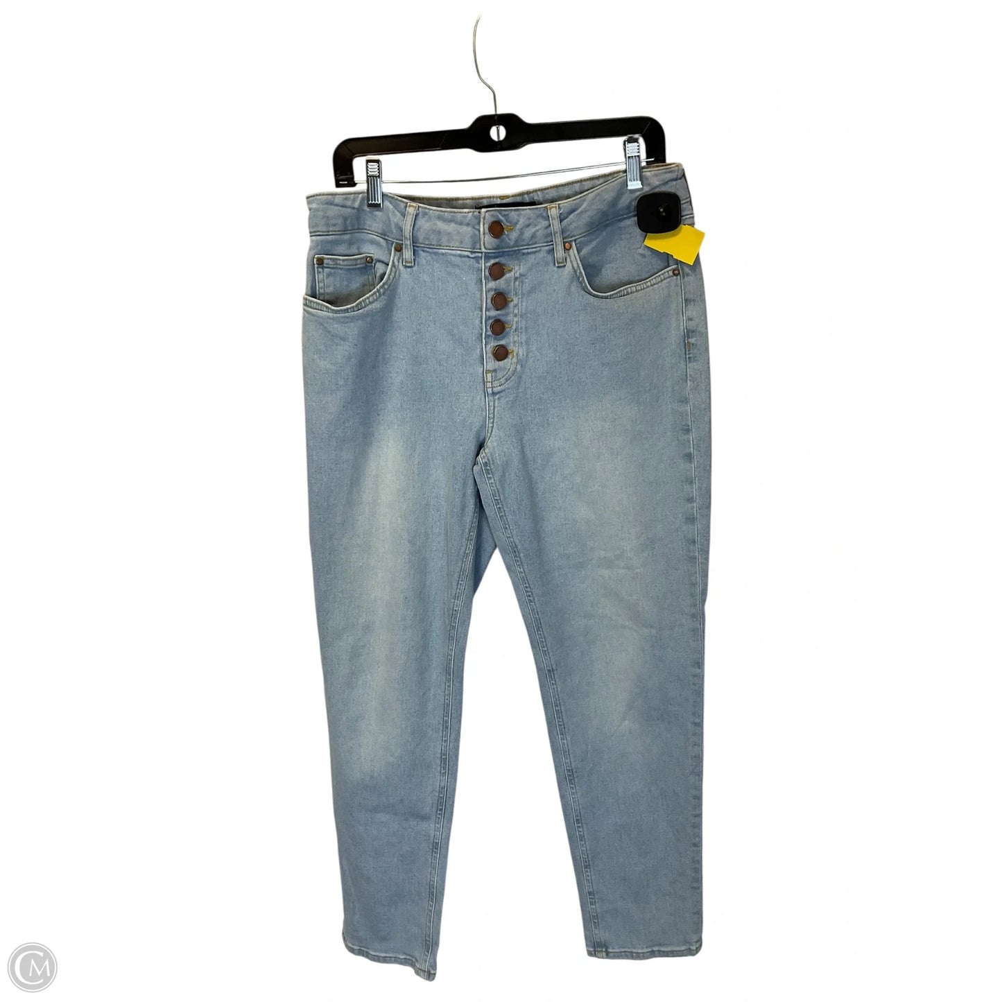 Jeans Straight By Boden In Blue Denim, Size: 8