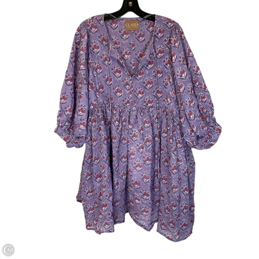Dress Casual Short By Cmb In Purple, Size: L