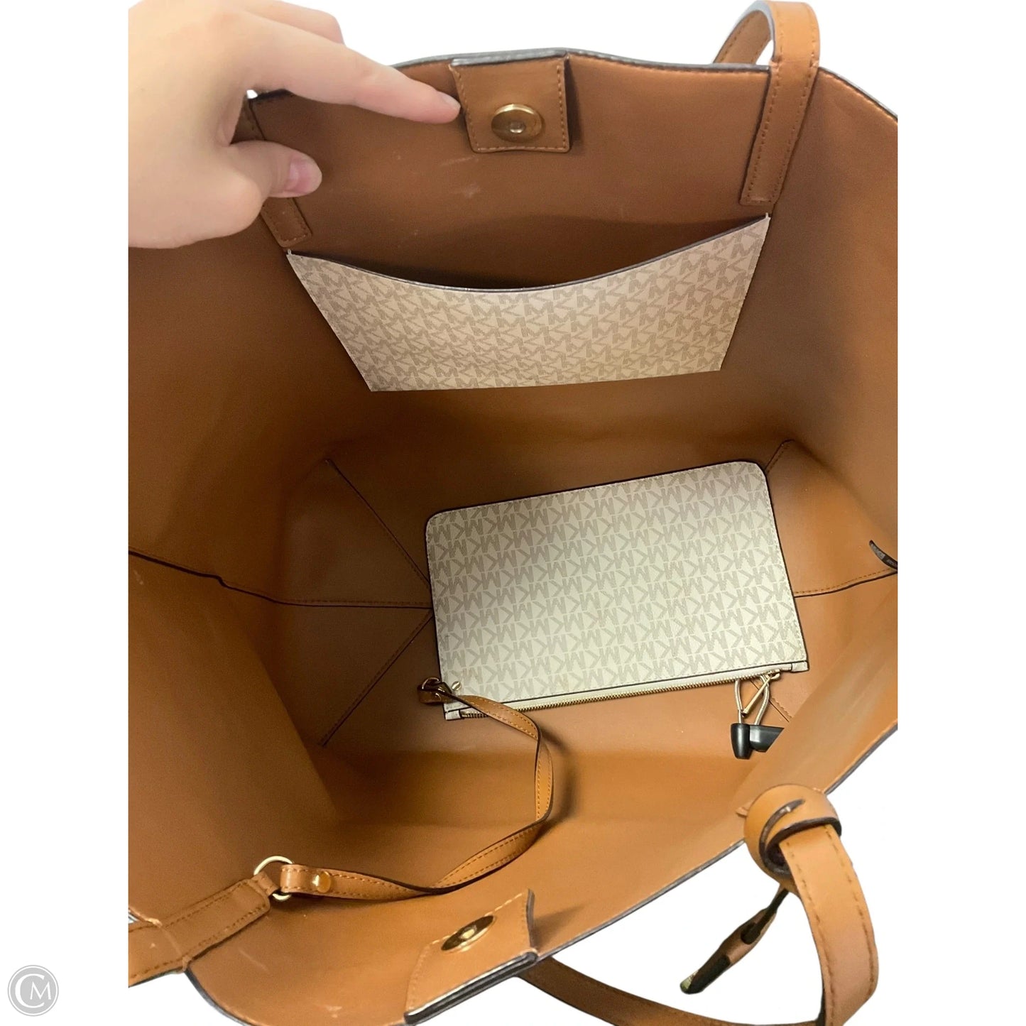 Handbag Designer By Michael Kors, Size: Large