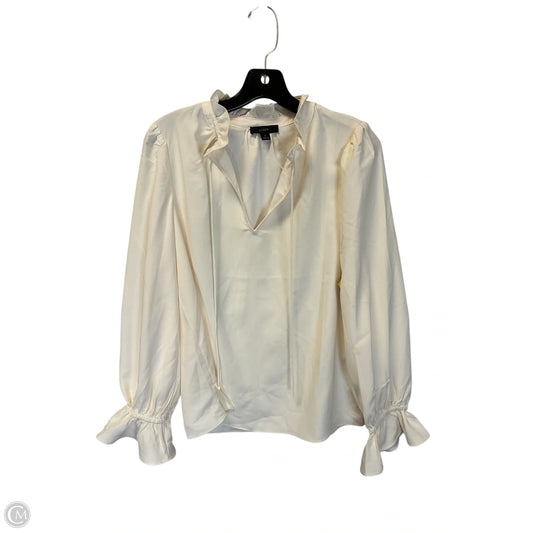 Top Long Sleeve By J. Crew In Cream, Size: M