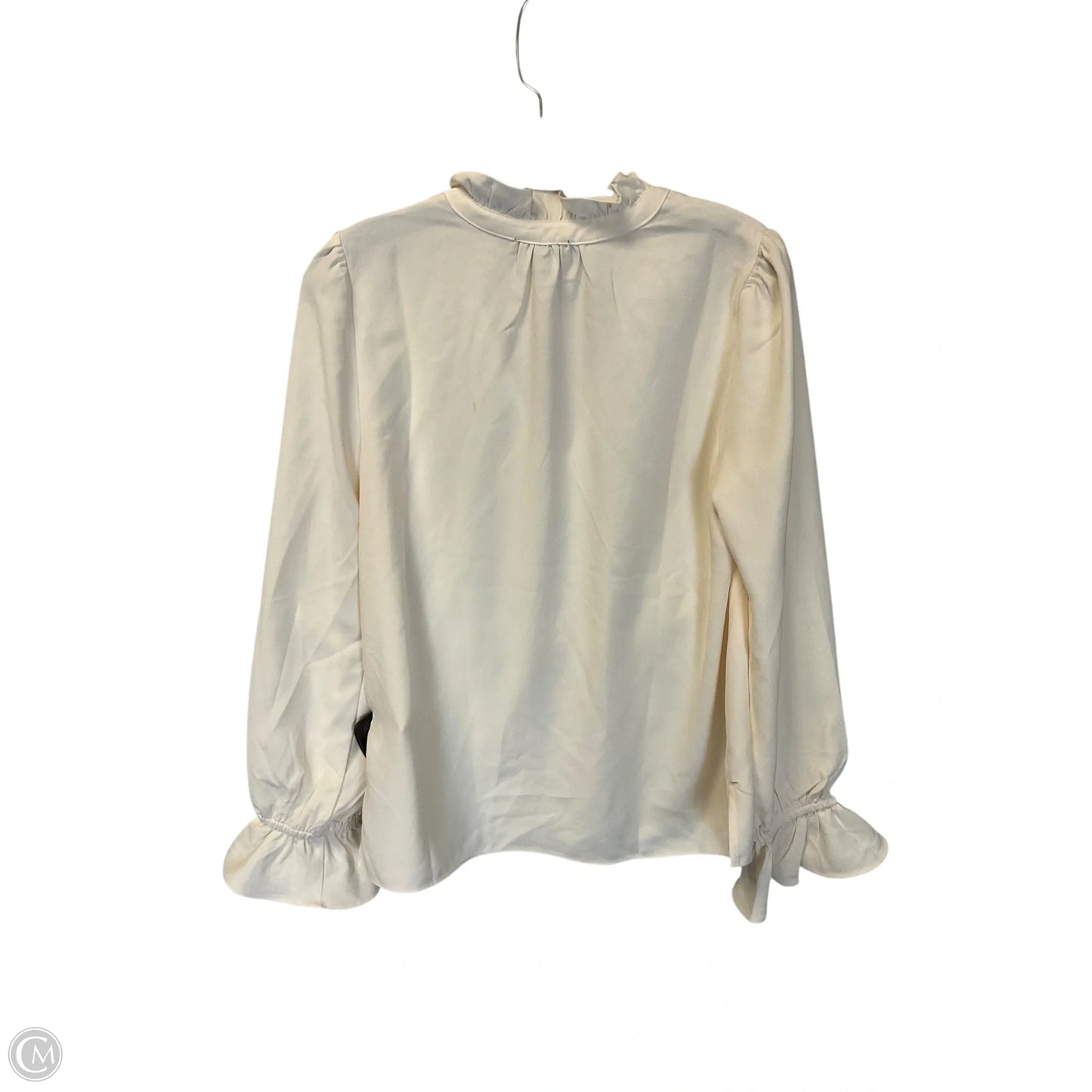 Top Long Sleeve By J. Crew In Cream, Size: M