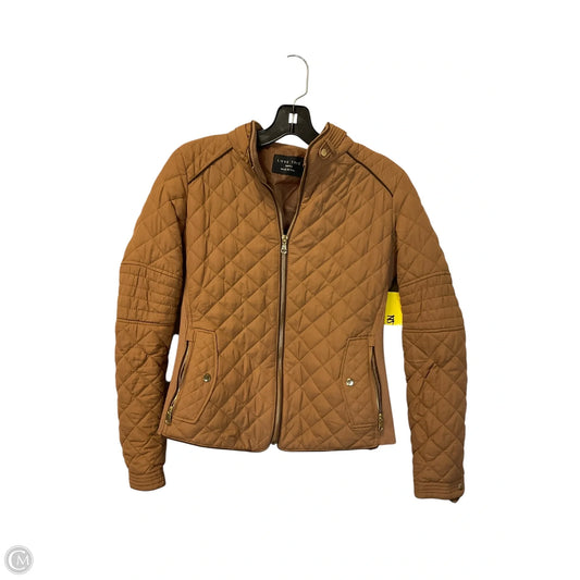 Jacket Puffer & Quilted By Love Tree In Brown, Size: S