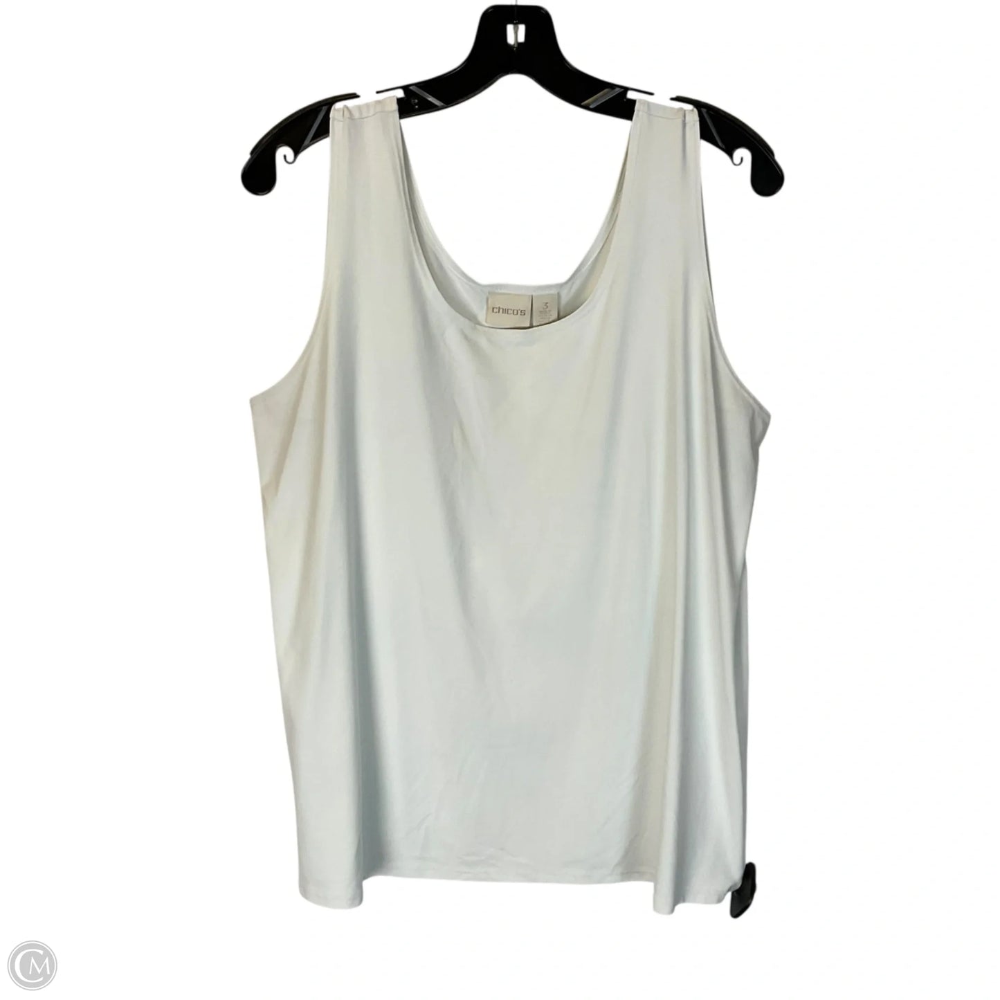 Tank Top By Chicos In White, Size: L