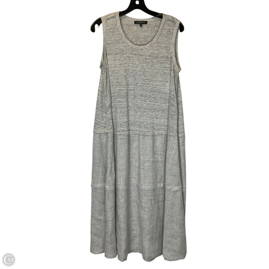 Dress Designer By Lafayette 148 In Grey, Size: M