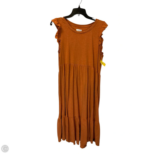 Dress Casual Maxi By Wonderly In Orange, Size: L