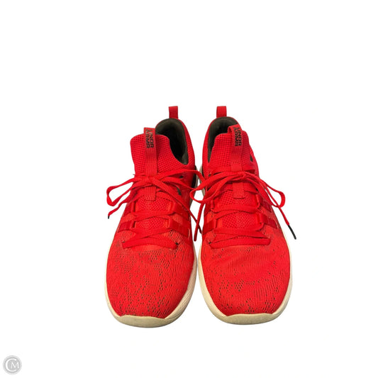 Shoes Athletic By Under Armour In Red, Size: 8