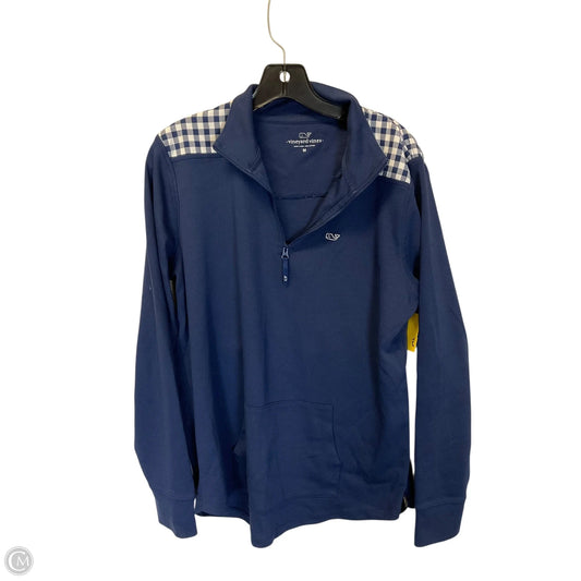 Sweatshirt Collar By Vineyard Vines In Navy, Size: M
