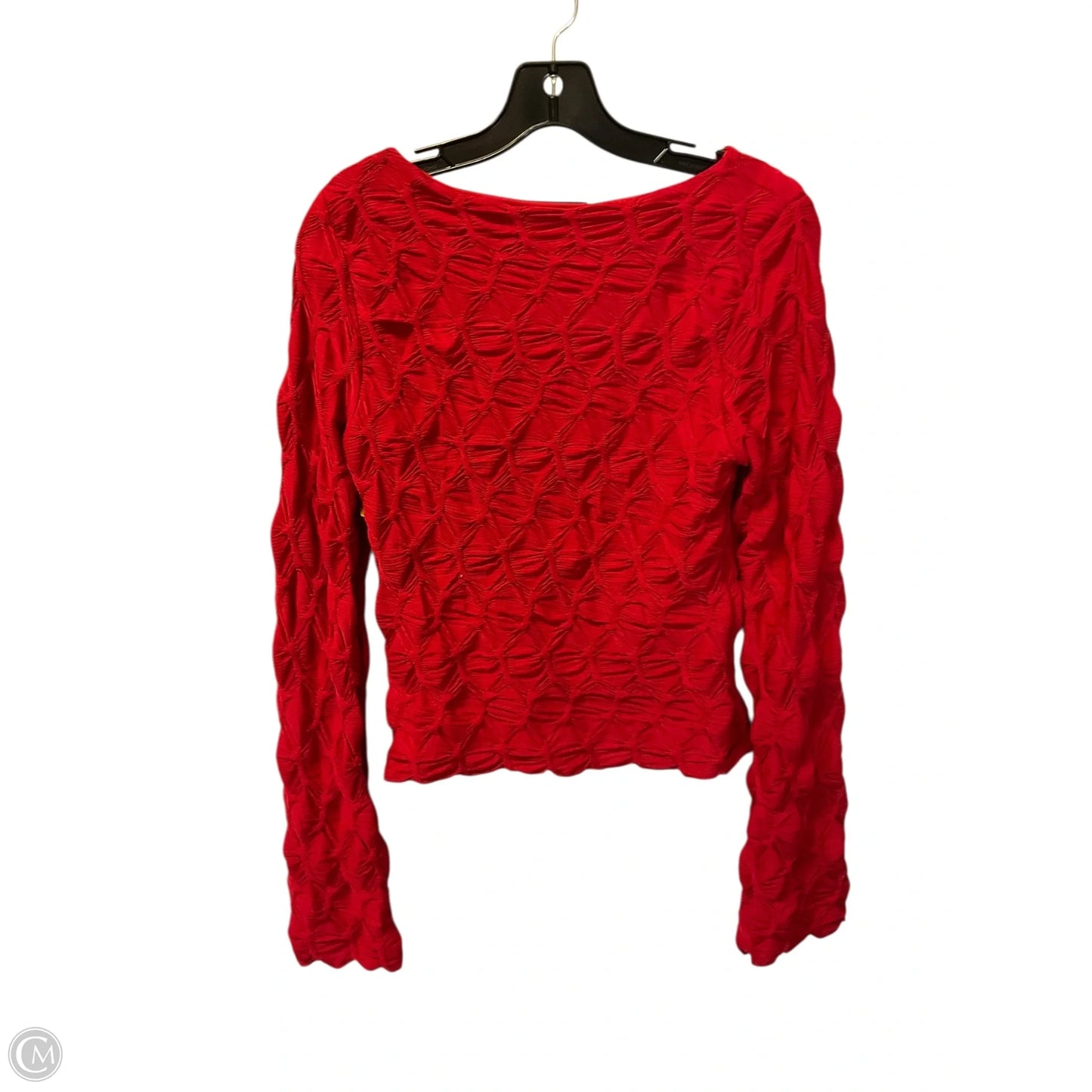Top Long Sleeve By See You Monday In Red, Size: M