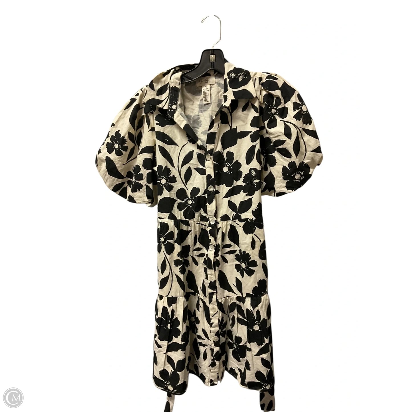 Dress Casual Short By Jessica Simpson In Cream, Size: M