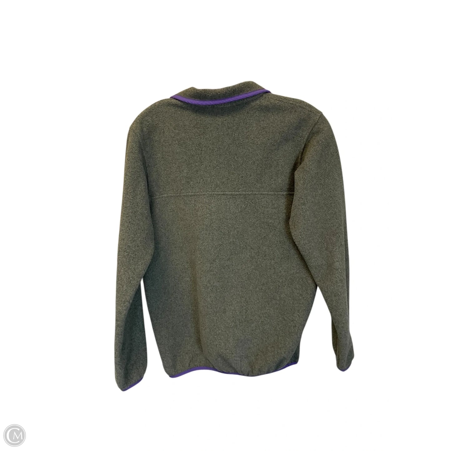 Sweatshirt Collar By Patagonia In Grey, Size: S