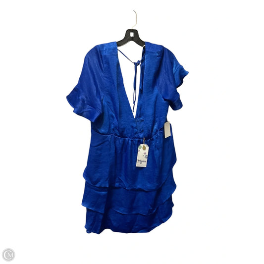 Dress Party Short By Show Me Your Mumu In Blue, Size: 3x