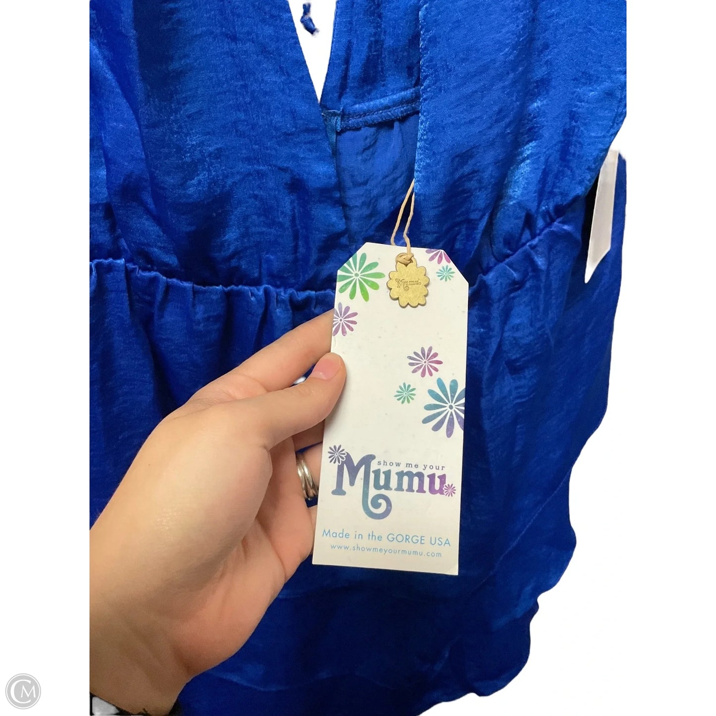 Dress Party Short By Show Me Your Mumu In Blue, Size: 3x