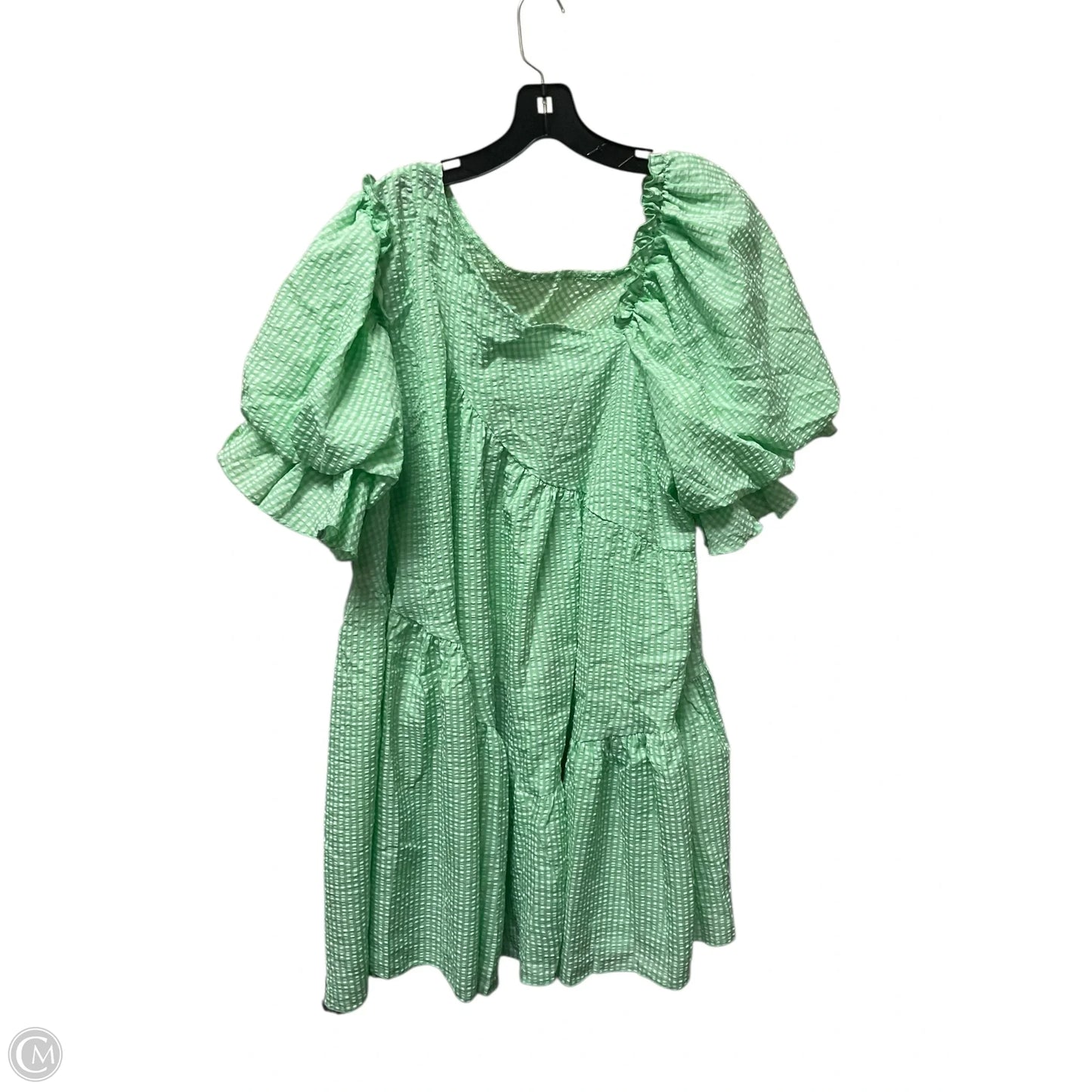 Dress Casual Short By Simplee In Green, Size: Xl