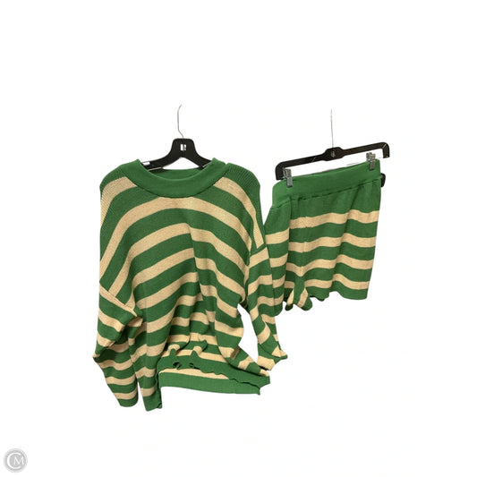 Shorts Set By Clothes Mentor In Striped Pattern, Size: Xl