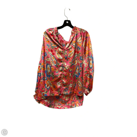 Top Long Sleeve By Umgee In Multi-colored, Size: 1x