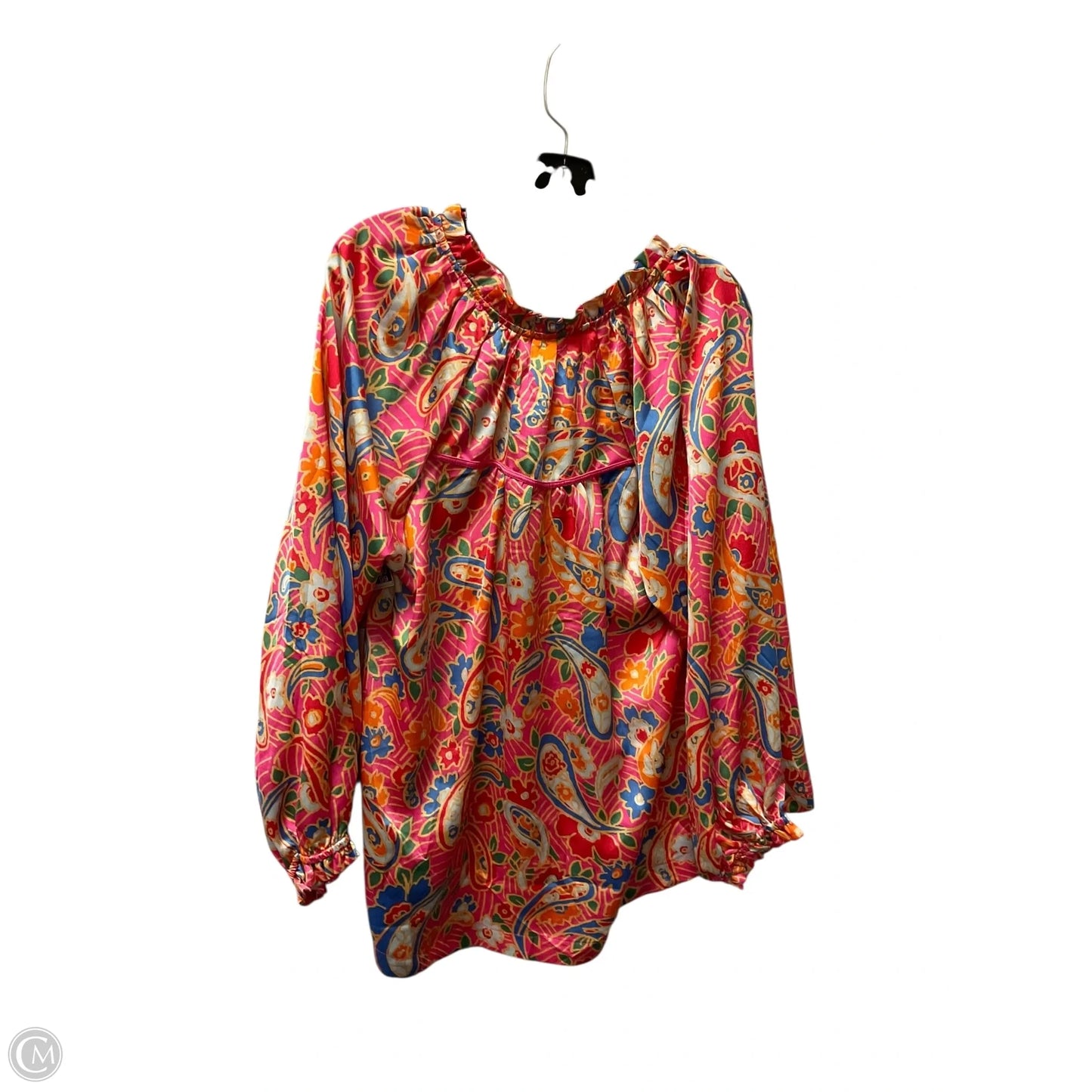 Top Long Sleeve By Umgee In Multi-colored, Size: 1x