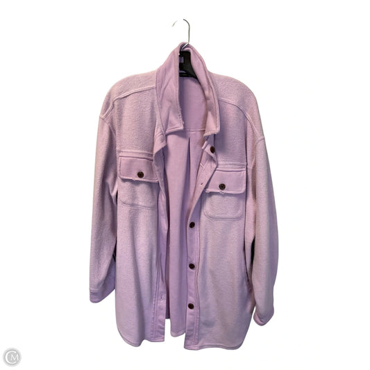 Jacket Shirt By Black Tape In Purple, Size: Xl