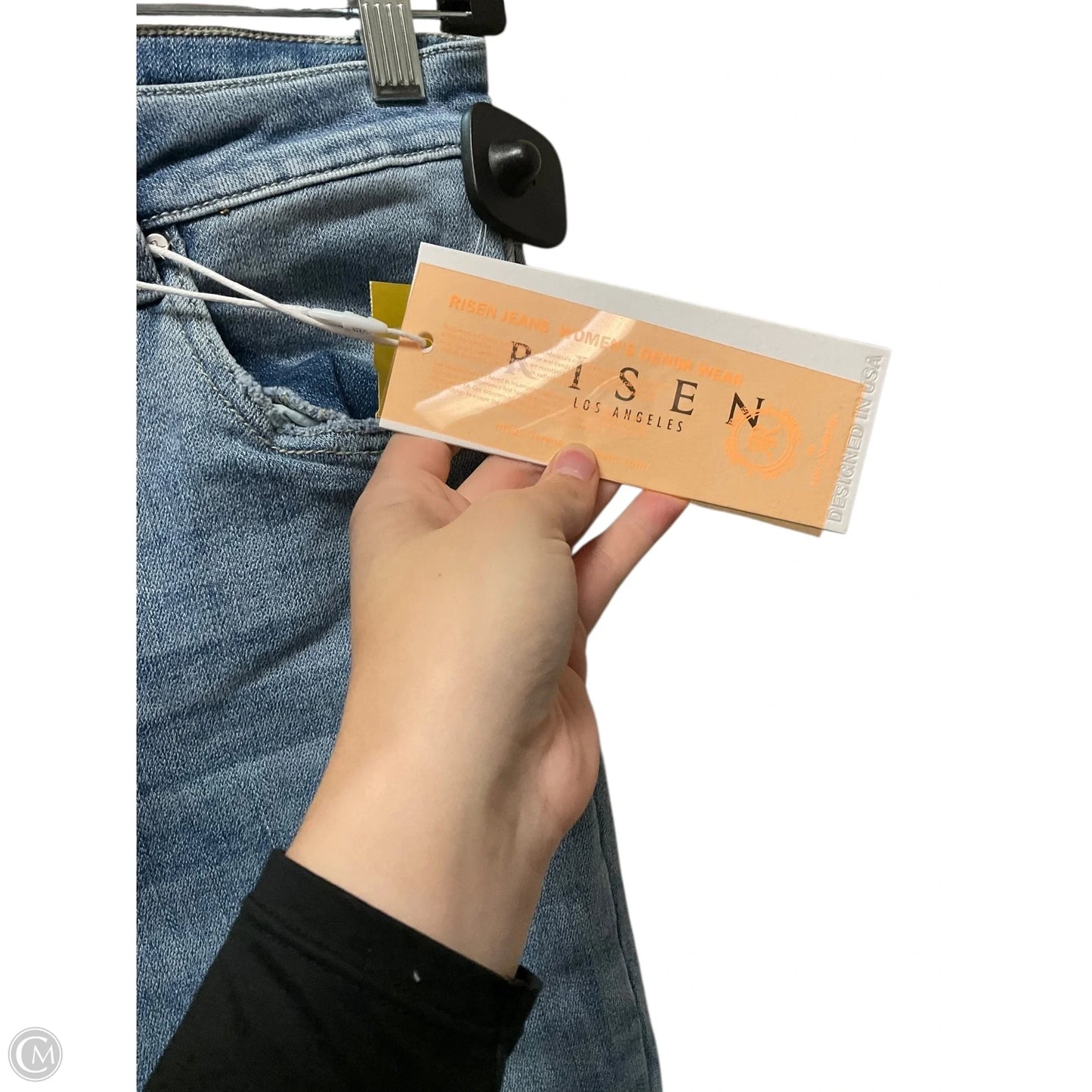 Jeans Flared By Risen In Blue Denim, Size: 8