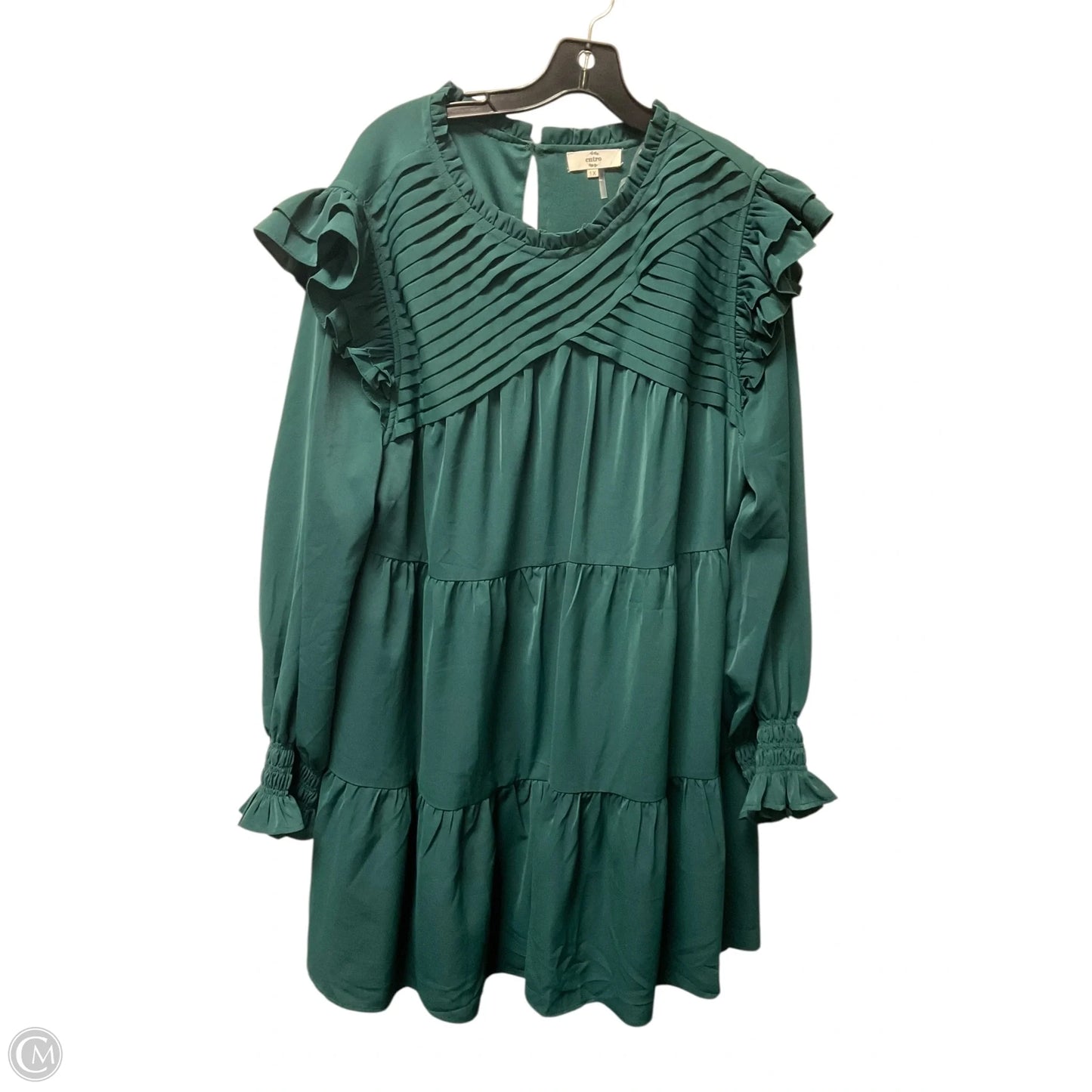 Dress Party Short By Entro In Green, Size: 1x