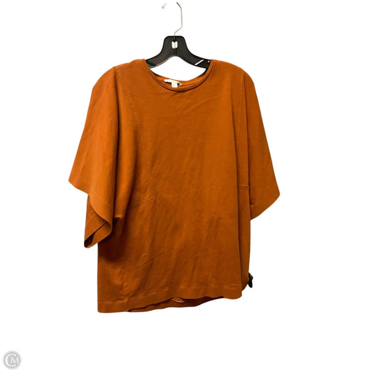 Top Short Sleeve By Cos In Orange, Size: M