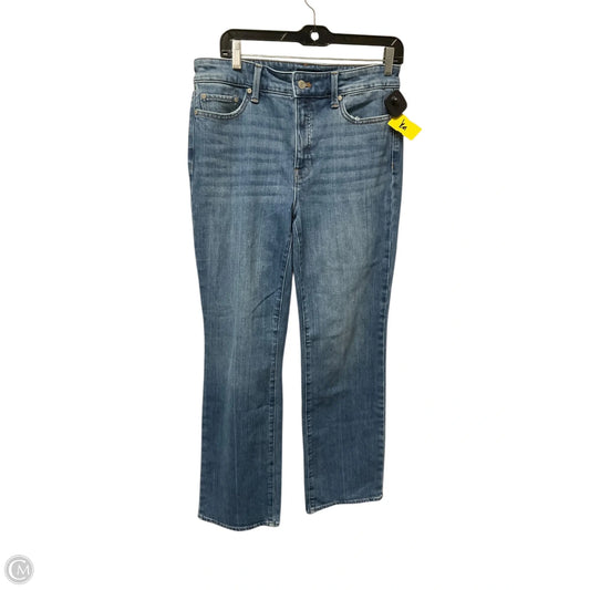 Jeans Straight By Talbots In Blue Denim, Size: 6