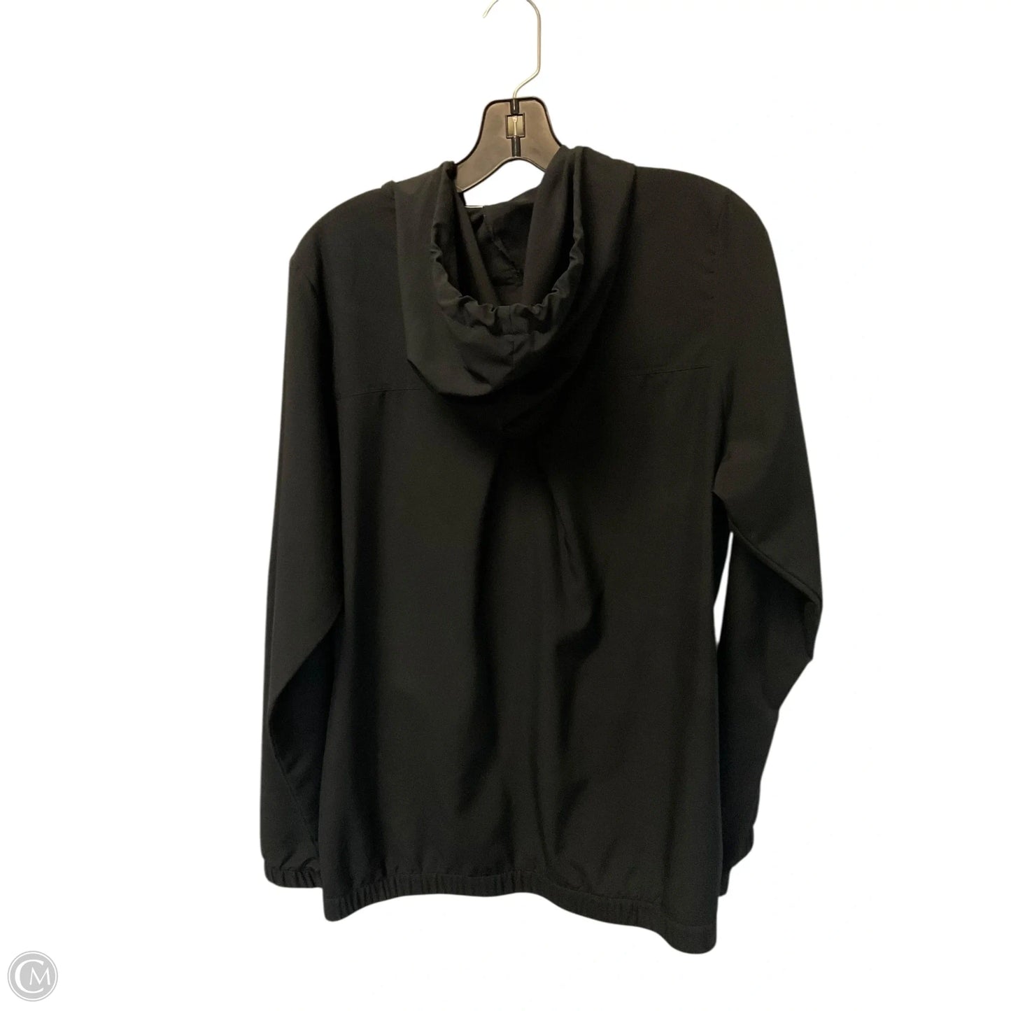 Athletic Jacket By Adidas In Black, Size: L