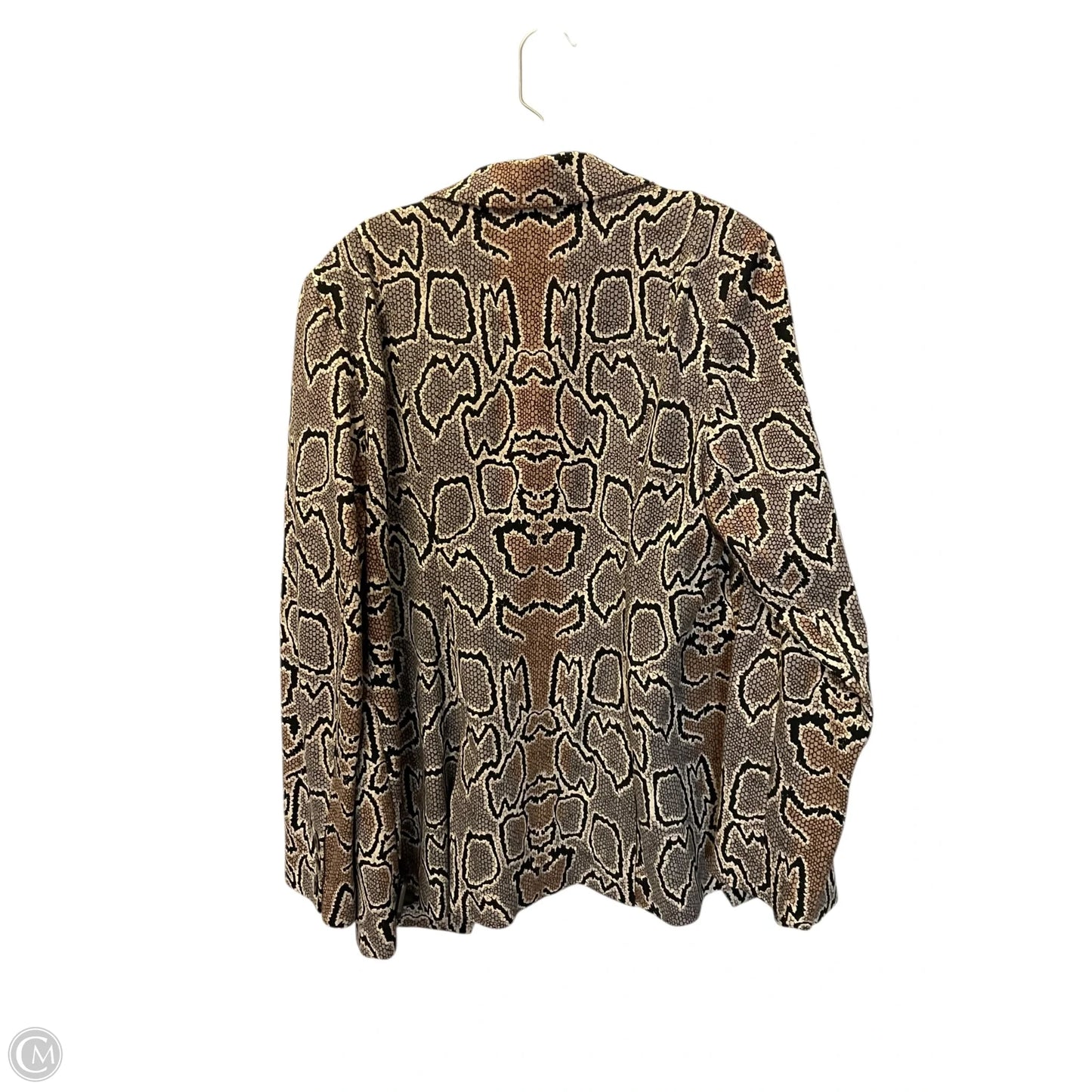 Blazer By Cabi In Animal Print, Size: 14