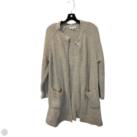 Sweater Cardigan By Madewell In Grey, Size: L