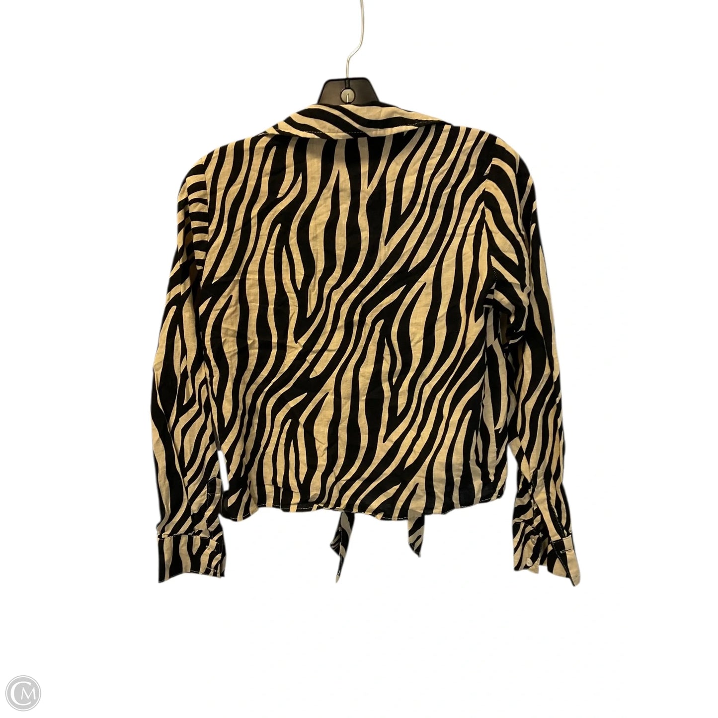 Top Long Sleeve By Rachel Zoe In Animal Print, Size: S