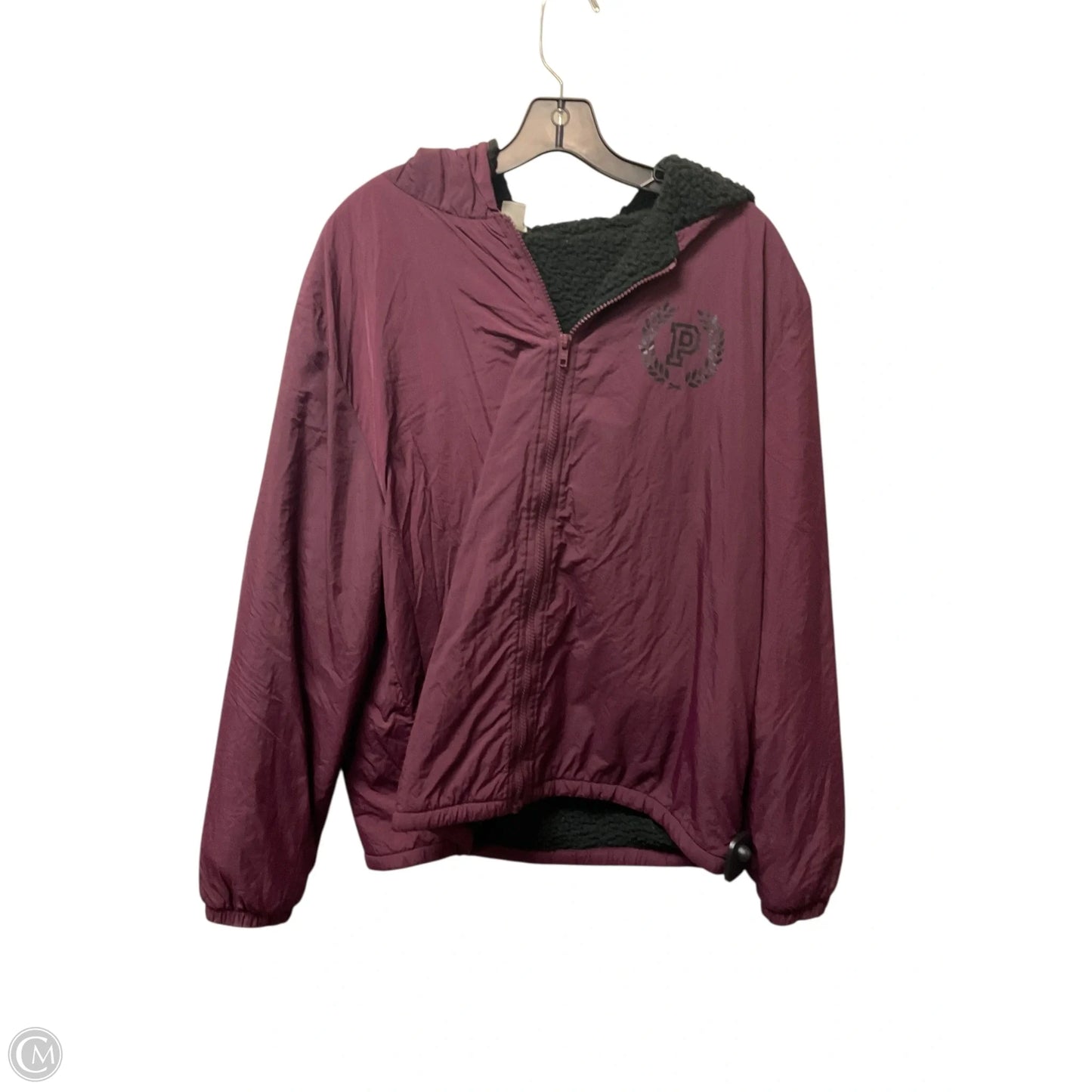 Jacket Faux Fur & Sherpa By Pink In Purple, Size: M