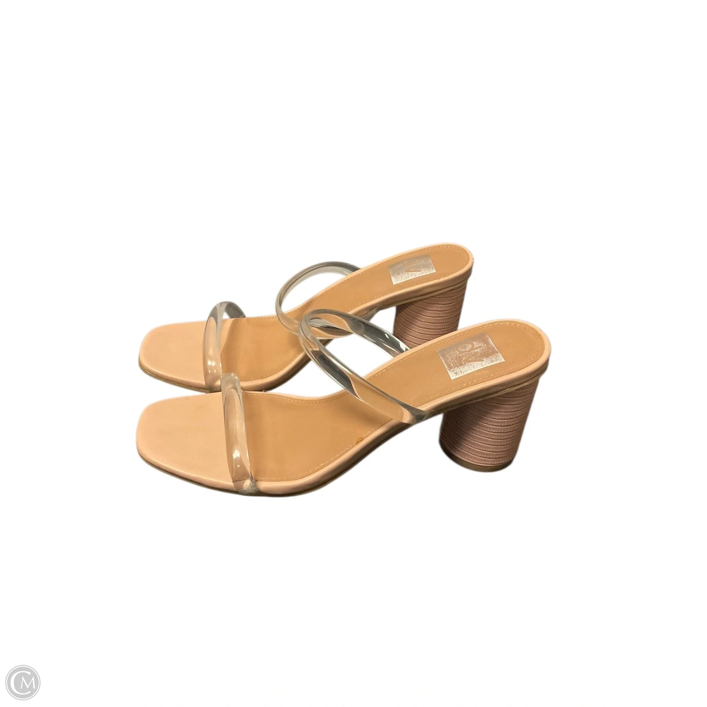 Sandals Heels Block By Dolce Vita In Clear, Size: 7.5