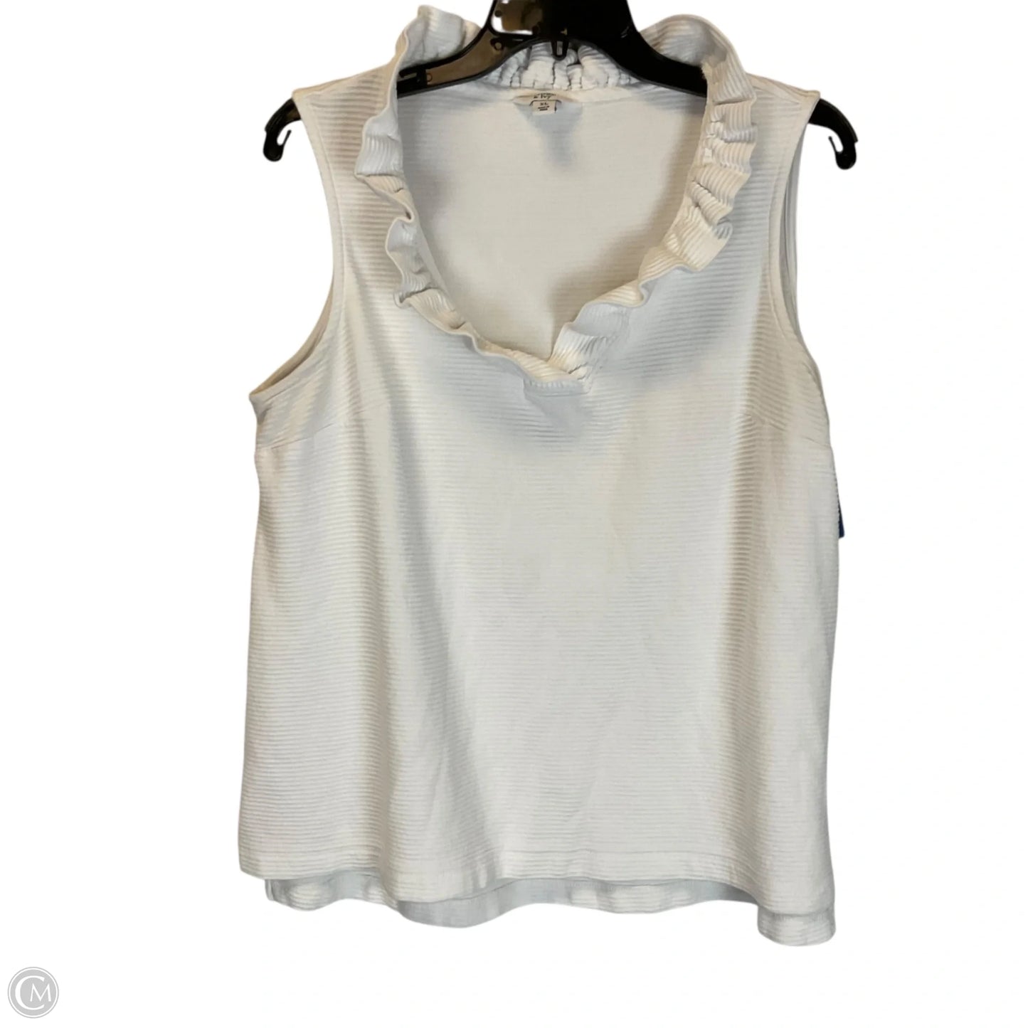 Top Sleeveless By Crown And Ivy In White, Size: Xl