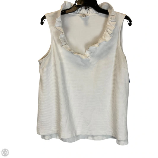 Top Sleeveless By Crown And Ivy In White, Size: Xl