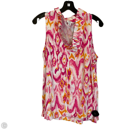 Top Sleeveless By Crown And Ivy In Pink, Size: Xxl