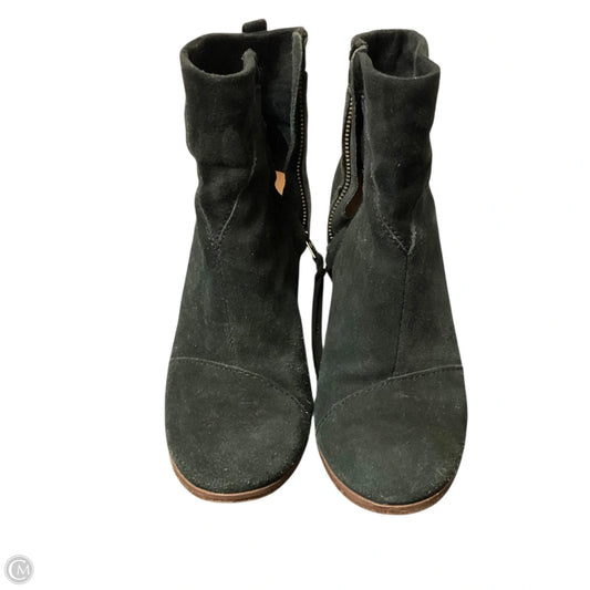 Boots Ankle Heels By Toms In Black, Size: 7
