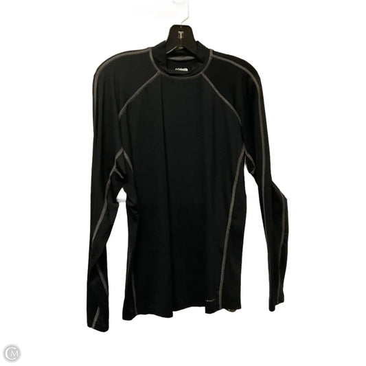 Athletic Top Long Sleeve Crewneck By Columbia In Black, Size: Xl