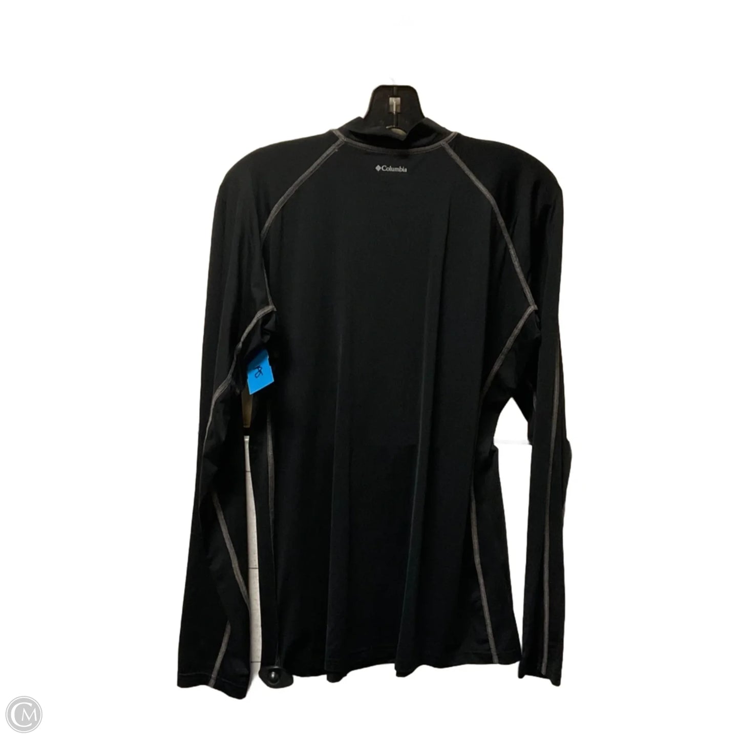Athletic Top Long Sleeve Crewneck By Columbia In Black, Size: Xl