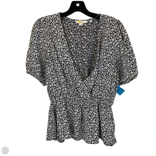 Top Short Sleeve By Boden In Blue, Size: M