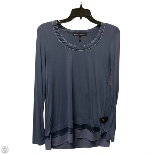 Top Long Sleeve Basic By White House Black Market In Blue, Size: Xs